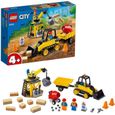 LEGO® City 60252 Le chantier de démolition, Jouet Véhicule de Chantier avec Bulldozer Pelleteuse pour Enfants de 4 et +-0