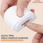 MANDY TENFLLYWINGS Coupe-ongles électrique,Coupe-ongles automatique avec lumière,Coupe-ongles bébé sécurisé,Coupe-ongles pour bébé enfants adultes