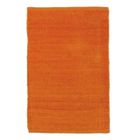 THE DECO FACTORY Tapis salon en coton extra-doux orange 85x55