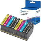 WOUNGZHA 604XL Pack de 10 Compatible Cartouche pour Epson 604 XL pour Expression Home XP-2200 XP-2205 XP-3205 XP-3200