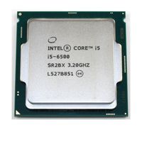 Processeur  Intel Core i5 6500 3.20GHz cpu pc ordinateur bureau microprocesseur  SR2BX Skylake Soket 1151 DDR4 4 coeurs gaming  65W