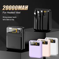 Batterie Externe 20000mAh Power Bank - MOOHOP-pour téléphone iPhone, Huawei, Xiaomi, Samsung