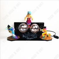 TD® Lampe table chevet Dragon Ball Z Goku végéta vs Broly lampe à LED figurines jouets animé veilleuse éclairage nuit chambre lumin