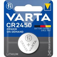 VARTA  - LOT 10 PILES BOUTON C2450 - LITHIUM - 3V - POWER ON DEMAND