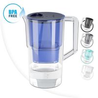 Carafe filtrante à eau Wessper AquaMax Basic 2.5L - Bleu