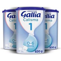 GALLIA Calisma 1 Lait en poudre pour bébé - 3 x 830 g - De 0 à 6 mois
