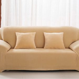 Housse De Canapé Antidérapante GLAMOUR - Péninsule Gauche, Beige 240 Cm - Made In Italy