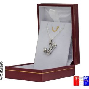 Pendentif Ballon De Football En Argent 925/1000 - Avec Ou Sans Chaîne - Pour Femme Ou Homme - Neuf Avec étiquettes