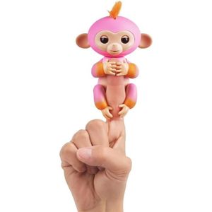 ROBOT - ANIMAL ANIMÉ Fingerlings bébé Singe Summer - WOWWEE - Réagit aux sons, mouvements et touchés - Rose et orange