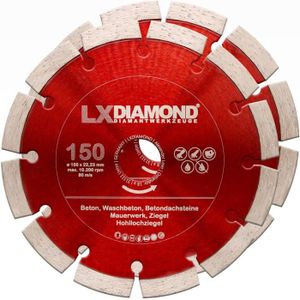 DISQUE DE DÉCOUPE Disque à tronçonner diamant 2x 150 mm x 22,23 mm p