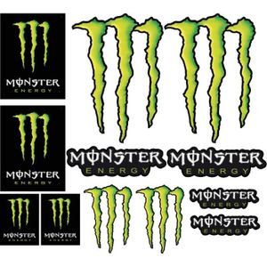 Sticker autocollant marque Monster energy ref 3