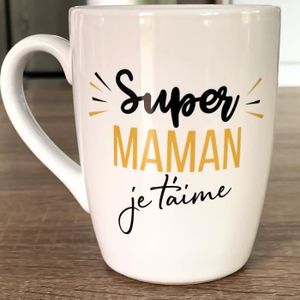 Je T Aime Maman Gift Cadeau Pour Maman French Quote Mug Tasse à Café 