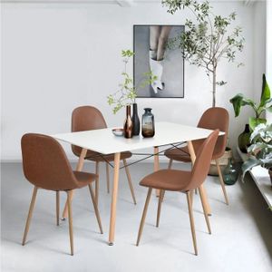 Lot De 2 Chaises Au Design Moderne De Style Chaise Scandinave En