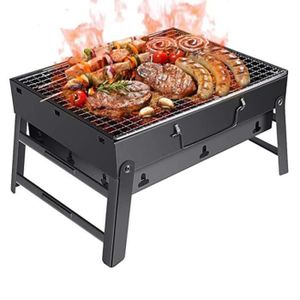BARBECUE Barbecue portable pliable - - Charbon - Gril - Cad