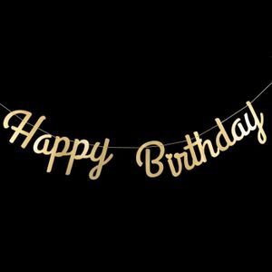 Taille Unique Santex Banniere Joyeux Anniversaire Noire Decorations Loisirs Creatifs Voxloud Com