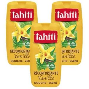 GEL - CRÈME DOUCHE Lot de 3 gels douche Tahiti Monoî Vanille - 250ml