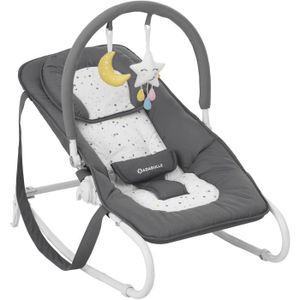 Transat bébé Up & Down III Heather grey + Arche de jeux - Made in Bébé