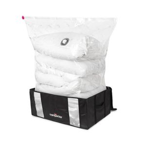 HOUSSE DE RANGEMENT COMPACTOR Housse de rangement sous vide Black Edition - Nylon + polyéthylène + polypropylène - Taille XXL 210 litres