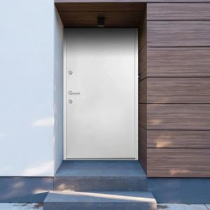 PORTE D'ENTRÉE DEX Porte d'entrée blanc 100x200 cm aluminium 7462
