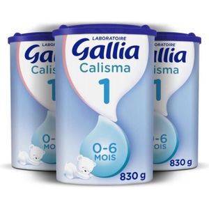 LAIT 1ER ÂGE GALLIA Calisma 1 Lait en poudre pour bébé - 3 x 830 g - De 0 à 6 mois