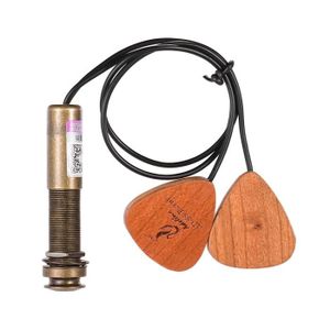 Homyl /à clipser Micro pour guitare classique acoustique Pr/éampli amplificateur Haut-parleur son trou