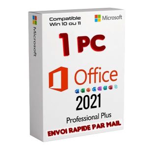 BUREAUTIQUE À TÉLÉCHARGER OFFICE 2021 PRO PLUS (version complète dématériali