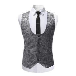 Gilet Costume Col U Homme Achat Vente Pas Cher