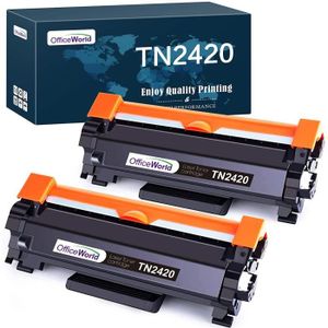 Brother TN2420 Toner d'origine pour imprimante Laser série L2000, autonomie  de 3000 pages