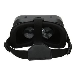 LUNETTES 3D Qiilu Casque VR réalité virtuelle 3D, lunettes pour films jeux vidéo mobiles