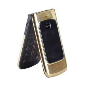 MOBILE SENIOR Qiilu Téléphone Portable à Clapet pour Personnes Â