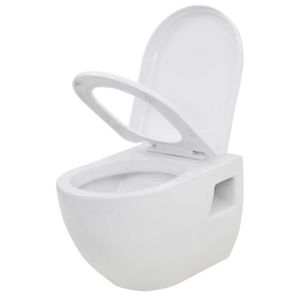WC - TOILETTES LEX WC suspendu en céramique Blanc   - Qqmora - OV