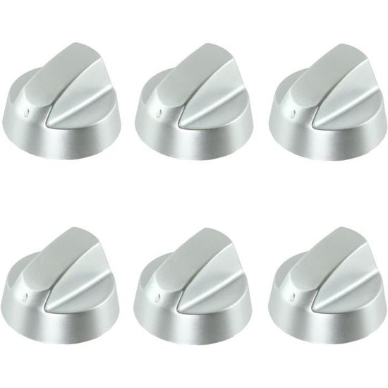 Boutons De Commande Pour Cuisinière à Gaz - Lot De 5, Plastique Noir, Compatibles La Plupart Des Modèles, Remplacement Facile