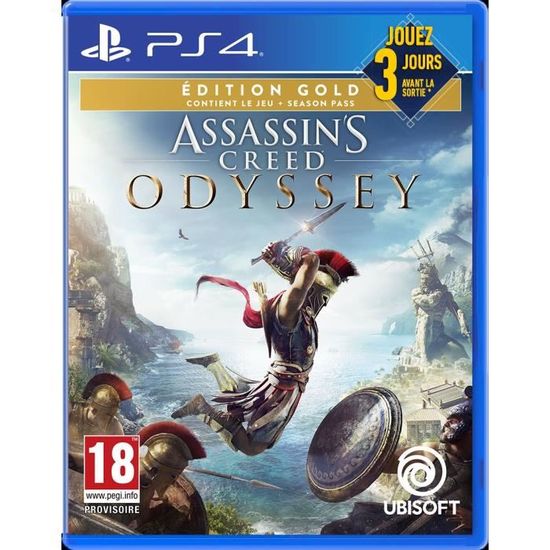 Assassin's Creed Odyssey Édition Gold Jeu PS4