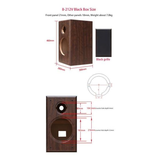 Bornes De Haut-parleur QWORK - 2 Voies - Connecteur ABS Et Cuivre - Pour Enceinte DIY Ou Remplissage