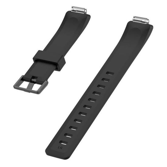233MM Mode Bracelet de montre silicone de remplacement pour Fitbit Inspire/Inspire HR-Noir
