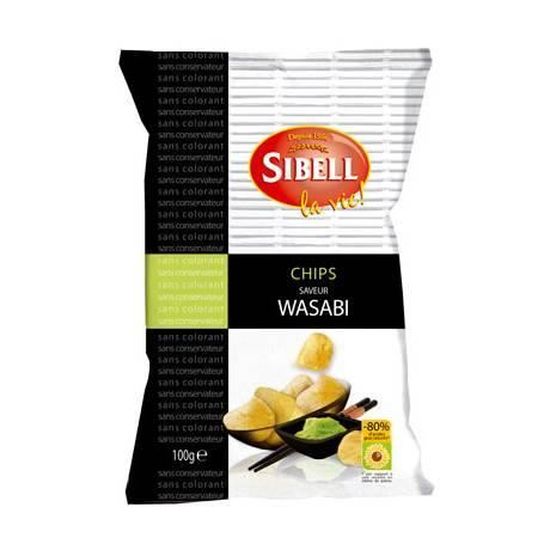 SIBELL Chips wasabi, 6 x 100 Gr Cdiscount Au quotidien