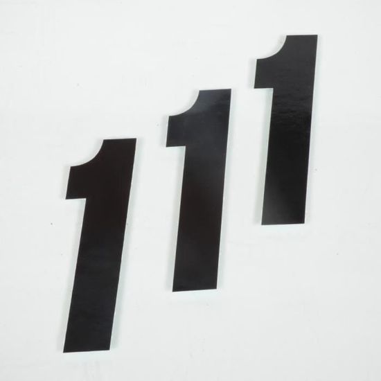 AUTOCOLLANTS NUMÉRO 7 Moto Voiture Cross Course Rouge & Tricolore 15 CM - Foto 2