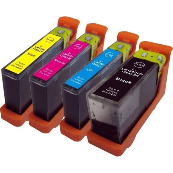 4x Cartucce Inchiostro Per R Lexmark Prestige Pro 802 805 - Foto 2