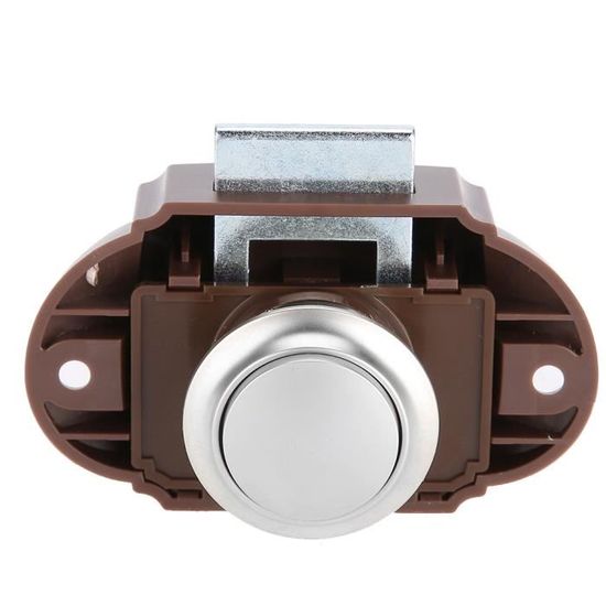 Bouton poussoir sans terre blanc complet Bouton poussoir sans terre blanc complet