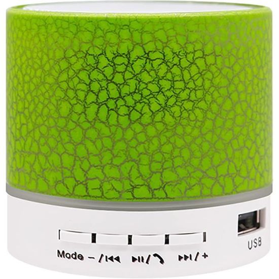 Defender Q2 Enceinte Bluetooth Avec Lumière Led, Prise En Charge Usb