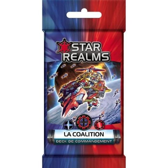 Star Realms - Mazzo Di Comando: L'Alliance - Espansione Di Carte, Gioco In Francese, Scontri 1vs1 E 2vs1