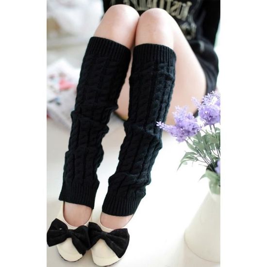 Leg Warmer MELLIEX 2 Paires De Jambières Femme, Courtes Crochet