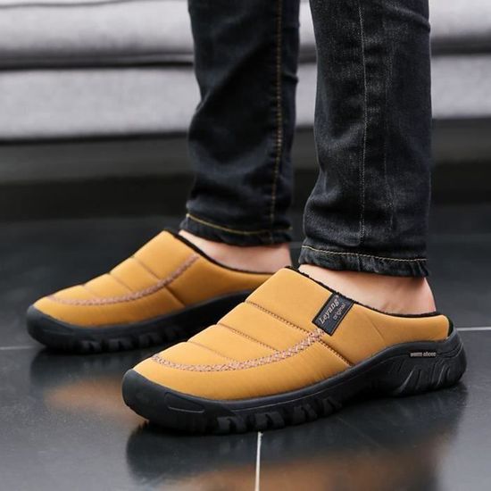 Chaussures Pantoufles en Coton Confortables Funmoon Couple Grande