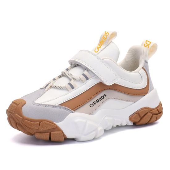 Chaussures De Randonnée Enfant Unisexe - Baskets Légères Avec Scratch, Semelle Antidérapante, Tailles 26-37 EU - 9