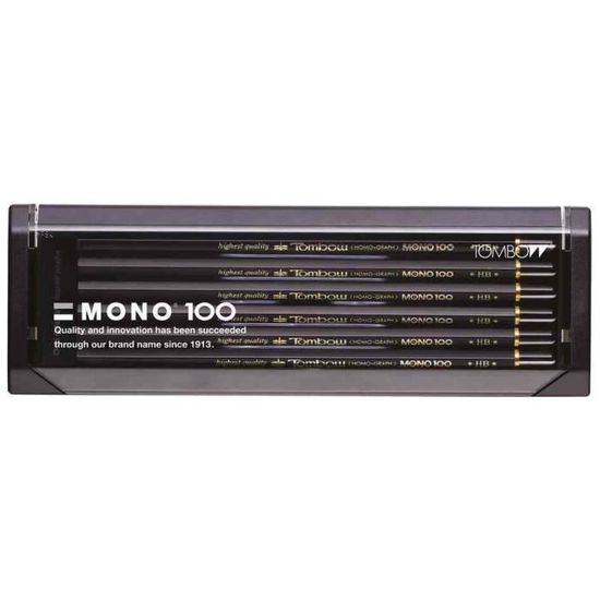 TOMBOW Bleistift MONO 100, sechseckig, Härtegrad: 2B