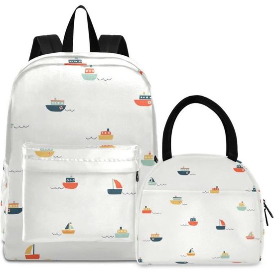 Ensemble Sac à Dos + Fourre-tout Justice Initial O Ombre - Neuf Avec étiquette