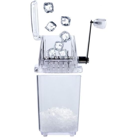 Broyeur à Glace Manuel Suuex Neuf Dans Boîte - Machine à Glaçons Inox Manuelle