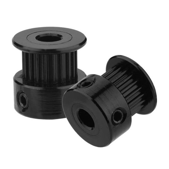 Poulie pour courroie crantée en Aluminium 24 dents , pas de 5mm, alésage 6mm ( Prix pour 1 Poulie pour courroie crantée en Aluminium 24 dents , pas de 5mm, alésage 6mm ( Prix pour 1