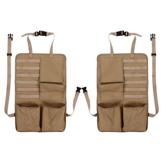 Organiseur Siège Auto Enfant - Tissu Oxford Imperméable, Poches Multiples, Ajustable Universel