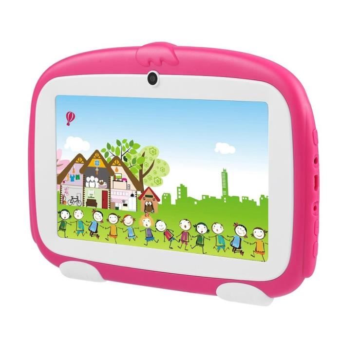 ARAMOX Tablette PC pour enfants 7IN Mini Lovely Tablet PC Dual Camera WiFi Learning Tablet 1G + 8GB Enfants Early Education Rose UK